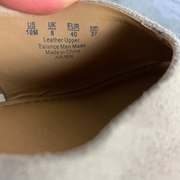 Franco Sarto Wedge Neutral Suede Cork Open Toe Slingback Espadrille Sandal - Picture 10 of 11